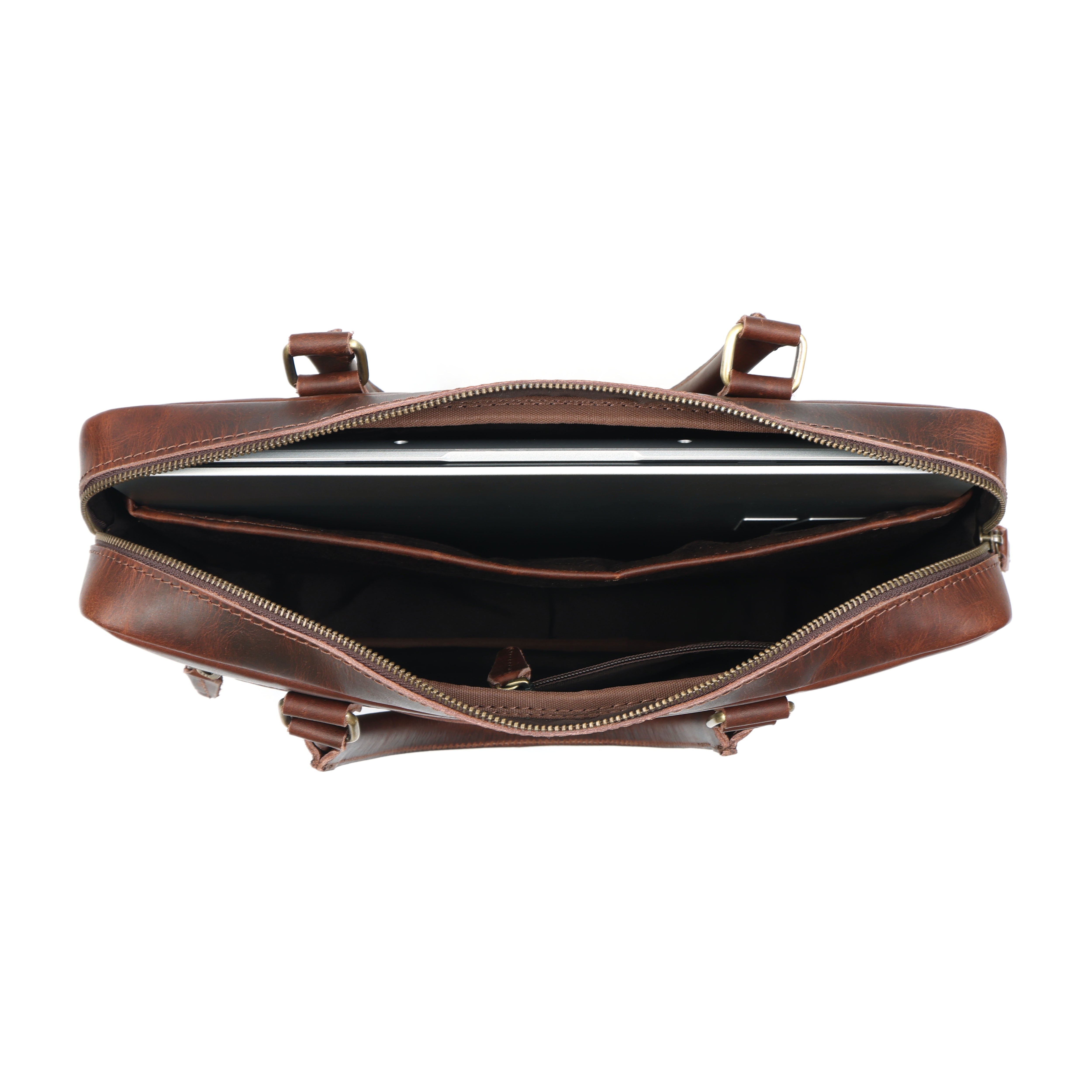 Julian Buffalo Leather Briefcase
