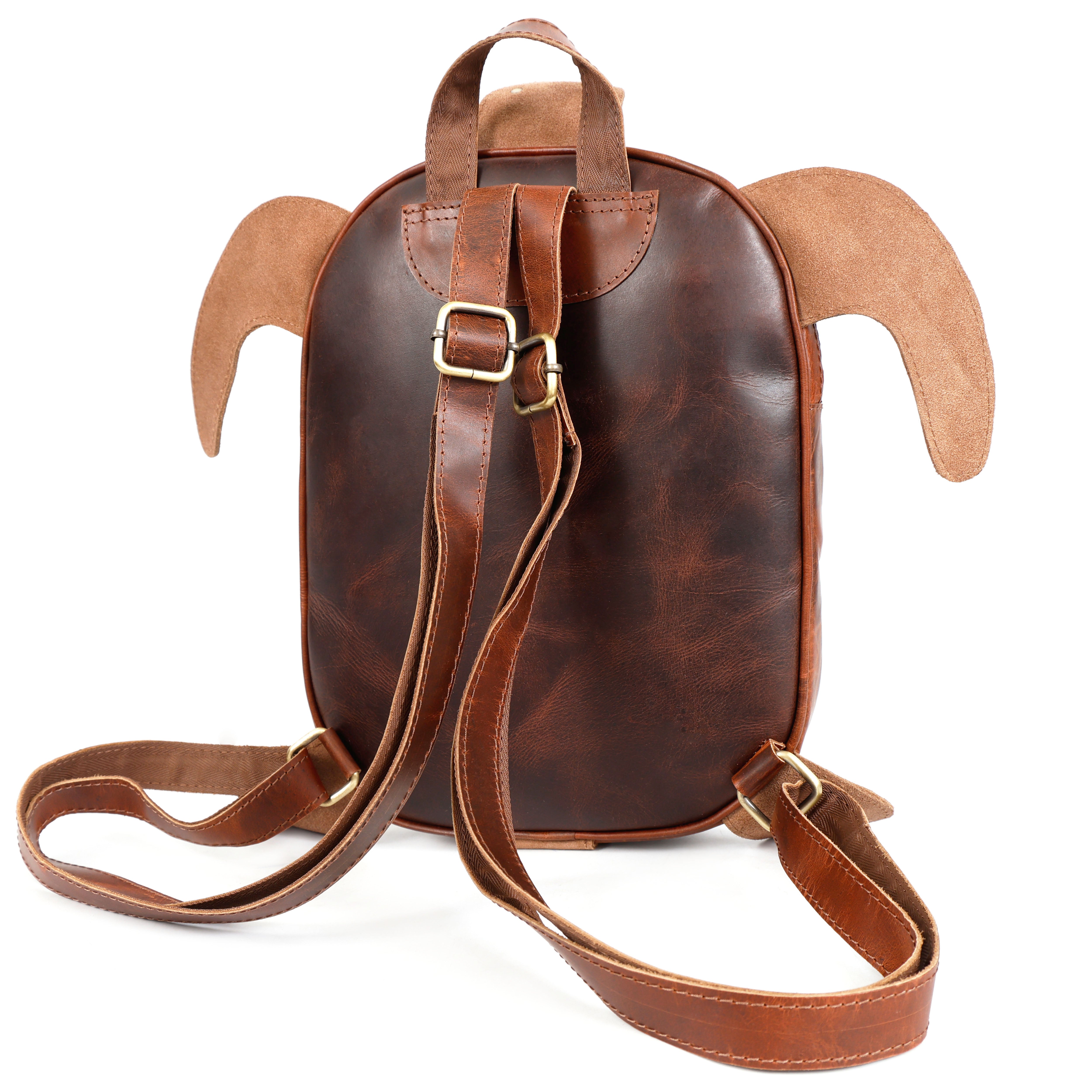 Terra Turtle Handmade Leather Backpack