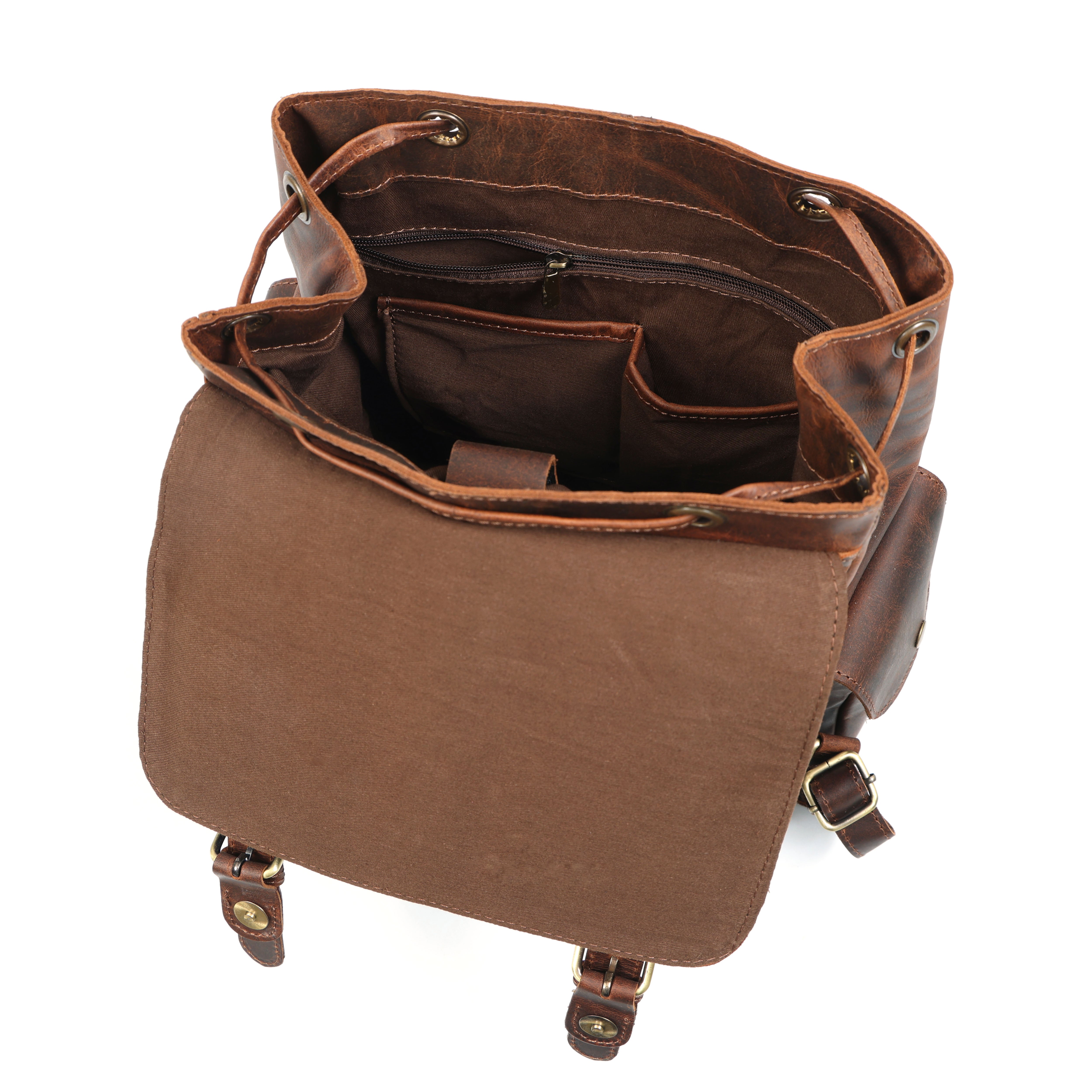 Emerson Buffalo Leather Backpack