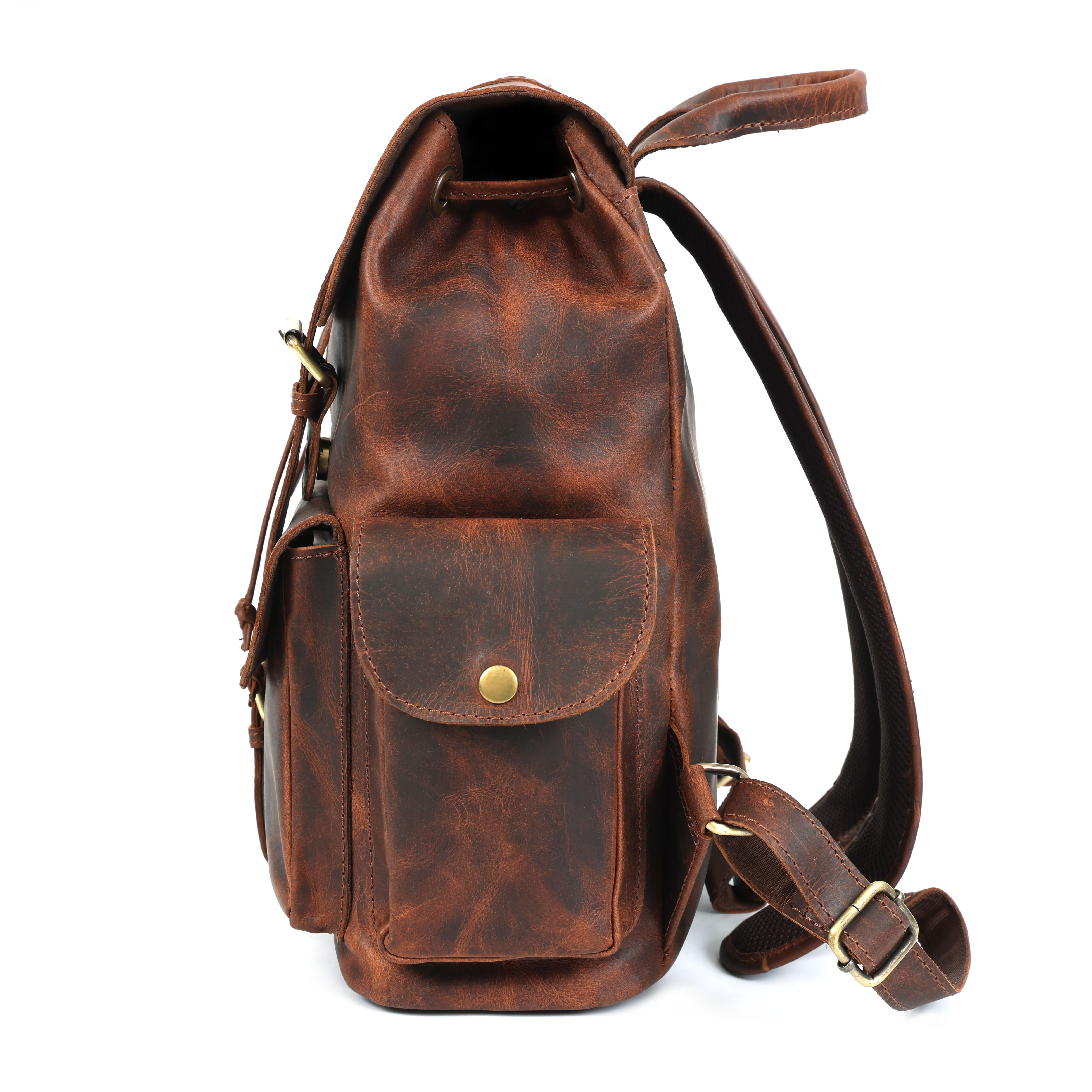 Emerson Buffalo Leather Backpack